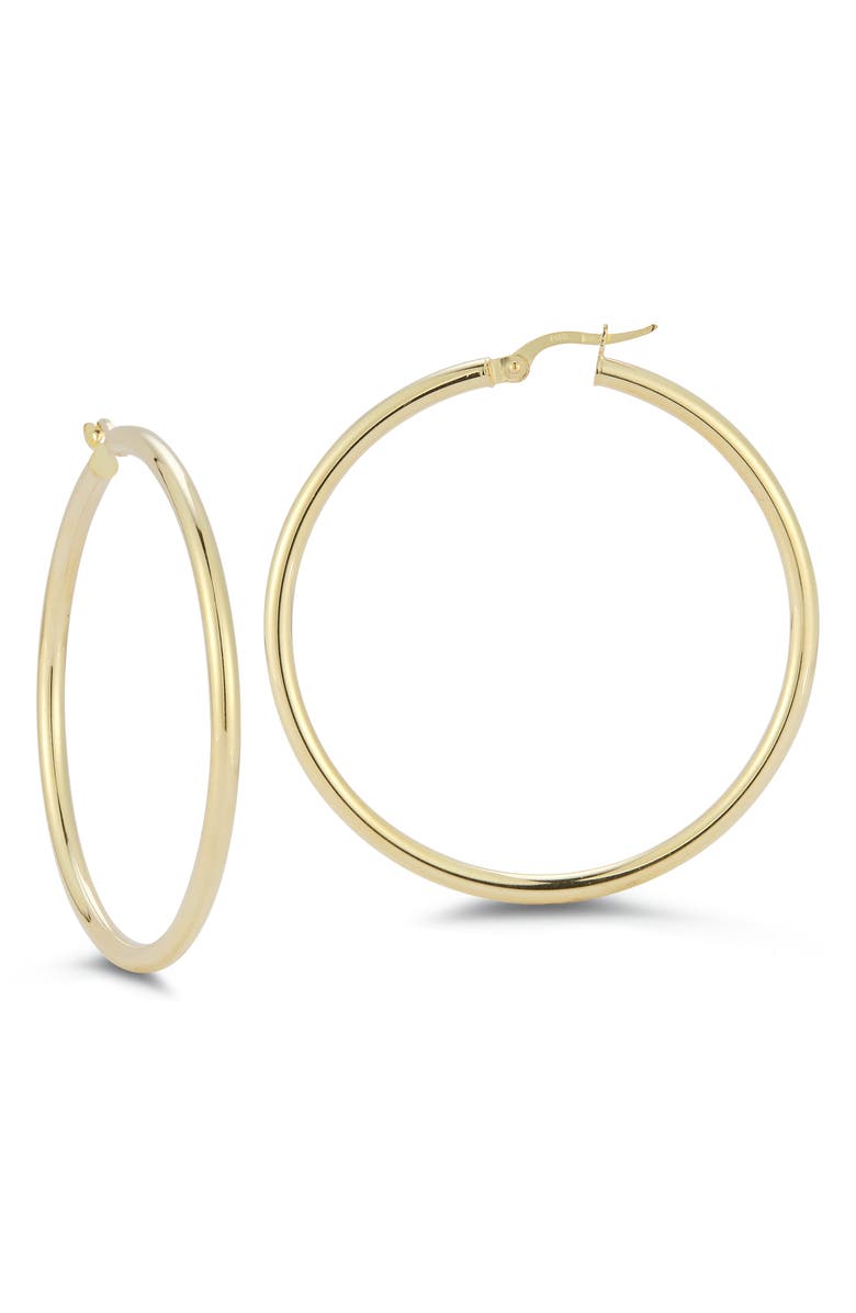 Ember Fine Jewelry 14K Yellow Gold Large Tube Hoop Earrings | Nordstromrack
