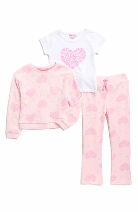 Juicy Couture Kids' Graphic T-Shirt, Sweatshirt & Leggings Set