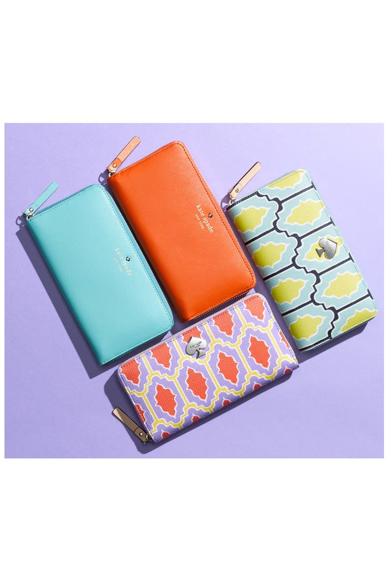 'mikas pond - lacey' zip around wallet, Alternate, color, ROYAL COBALT