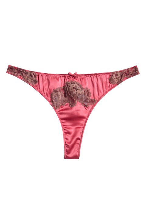 Juliet Stretch Silk & Thong