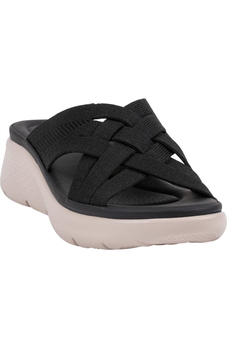 GOOD CHOICE NEW YORK Sellena Slide Sandal, Main, color, Black