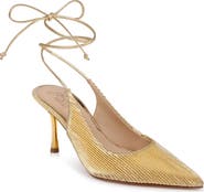 BADGLEY MISCHKA Bari Ankle Wrap Mesh Pump
