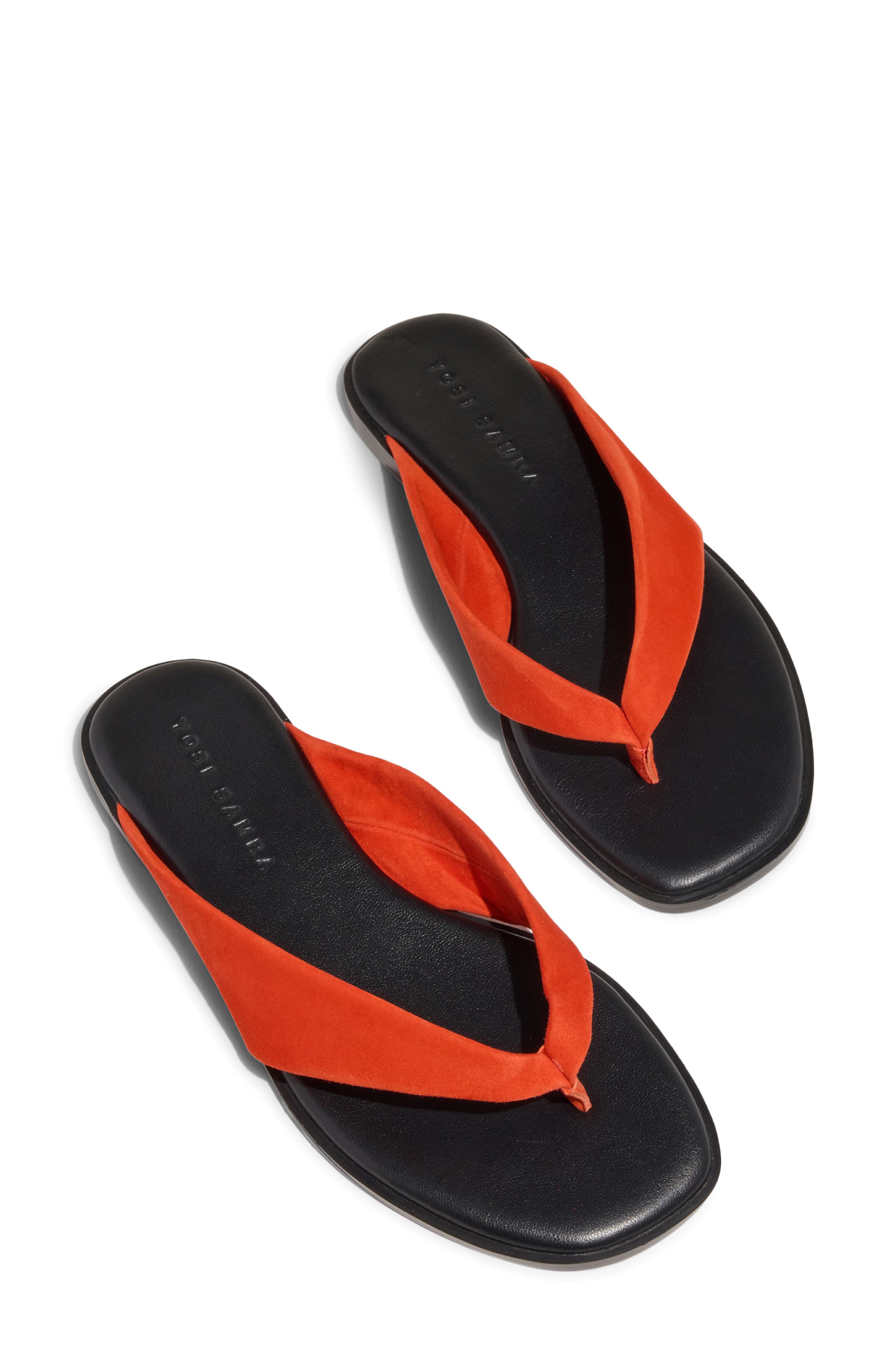 Giselle Flip Flop, Alternate, color, RED