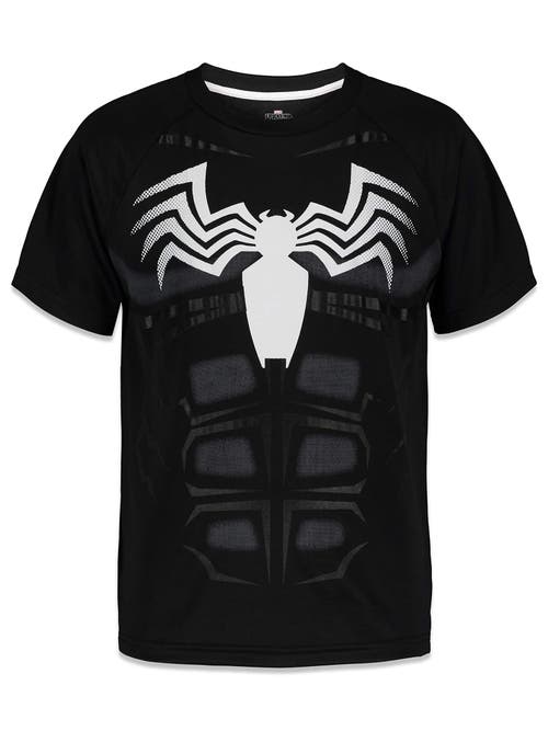 Marvel T-shirt & Mesh Shorts Set In Black