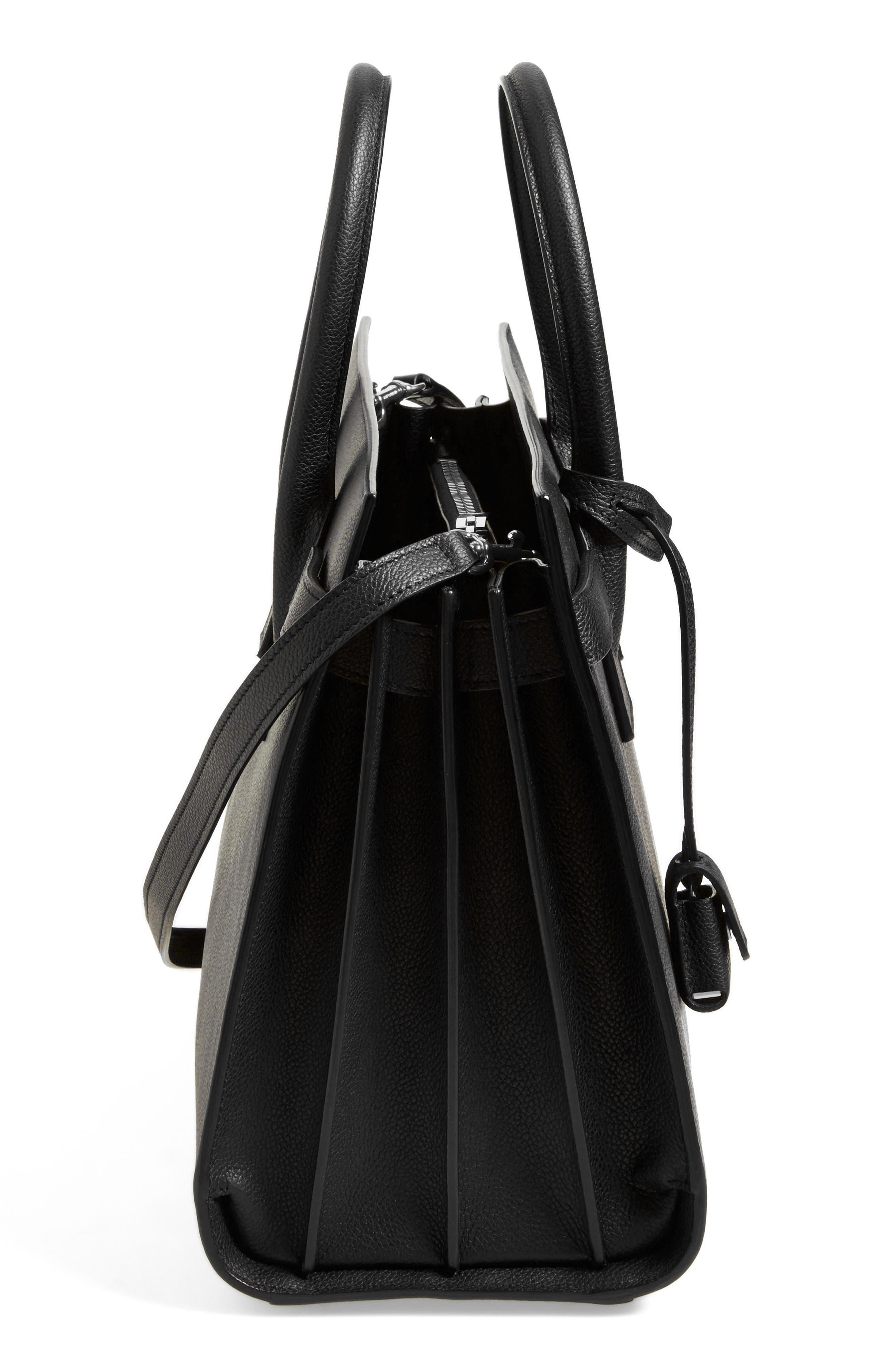 Saint Laurent 'Small Sac de Jour' Grained Leather Tote, Alternate, color, 
