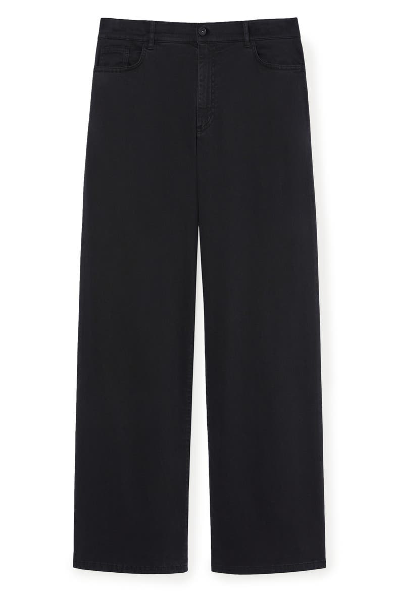 Straight Leg Jeans, Alternate, color, BLACK