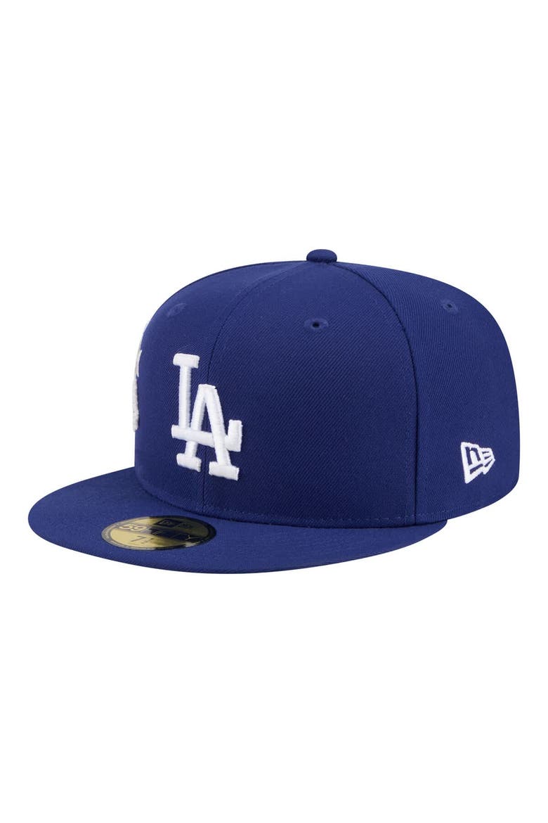 Men's New Era  Royal Los Angeles Dodgers City Patch 59FIFTY Fitted Hat, Alternate, color, Royal
