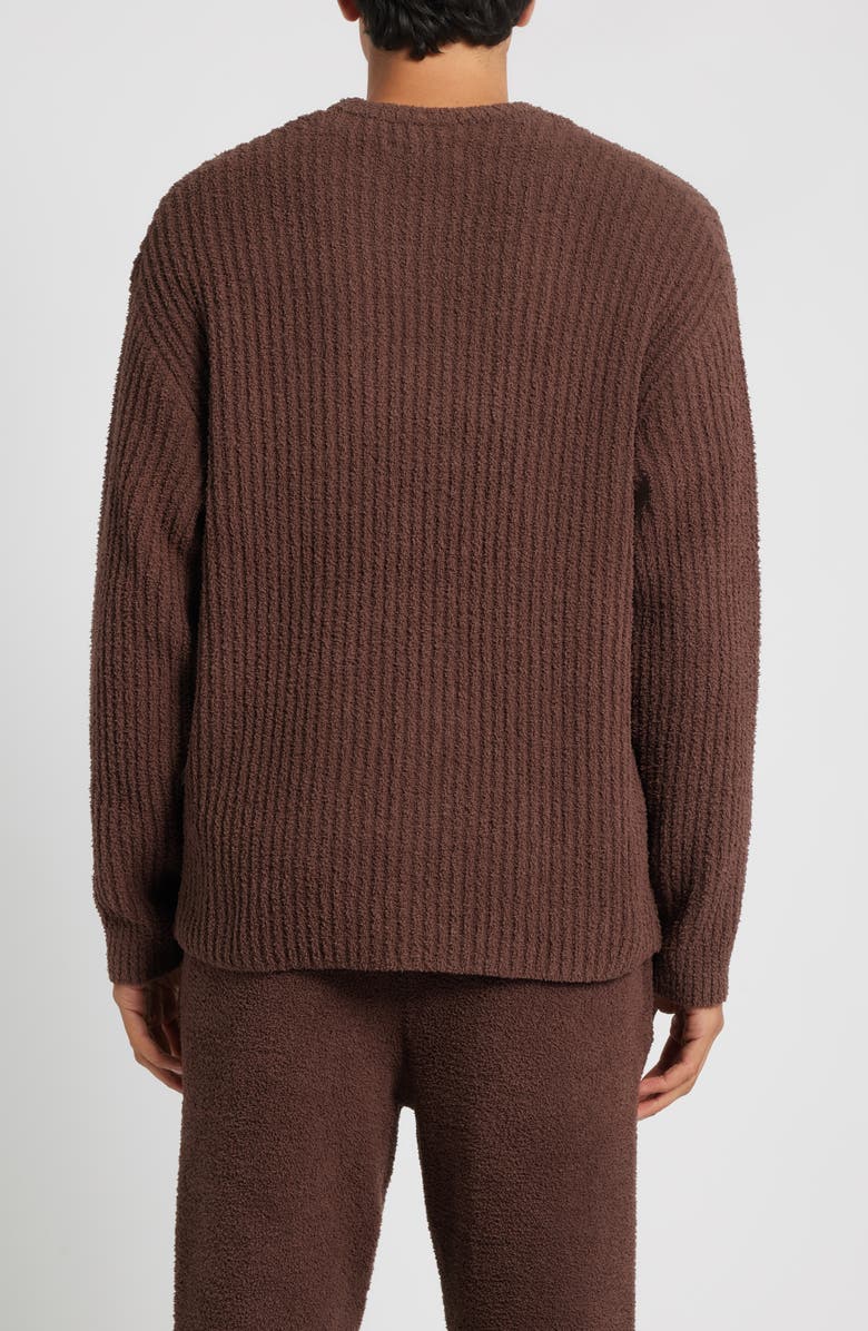 UGG<sup>®</sup> Ryatt Rib Sweatshirt, Alternate, color, Cola