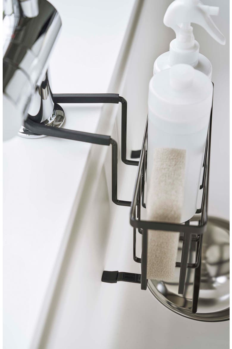 Hanging Sponge Caddy, Alternate, color, BLACK