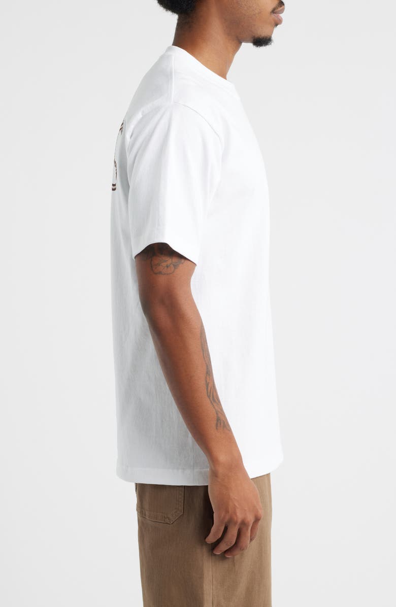 MARKET Lasso Lockup Cotton Graphic T-Shirt, Alternate, color, White