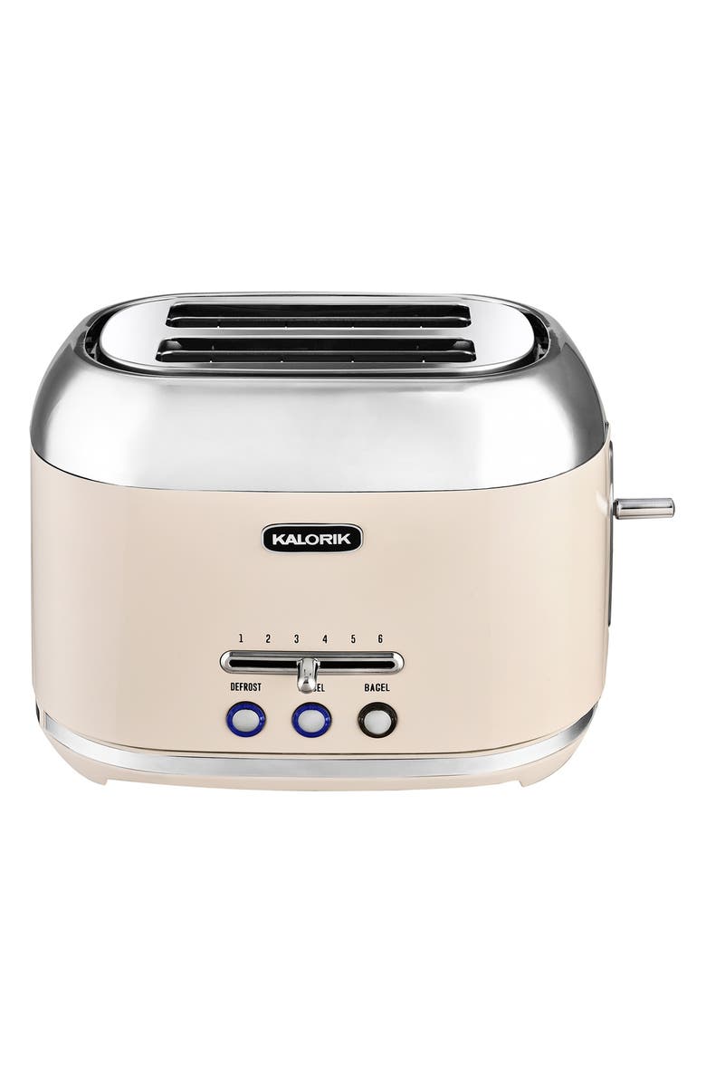 KALORIK 2-Slice Retro Toaster - Cream, Main, color, 