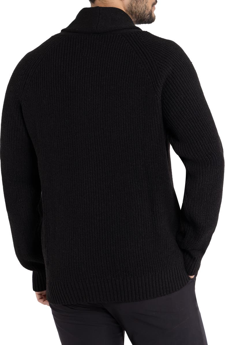 XRAY Shawl Collar Cardigan, Alternate, color, Black