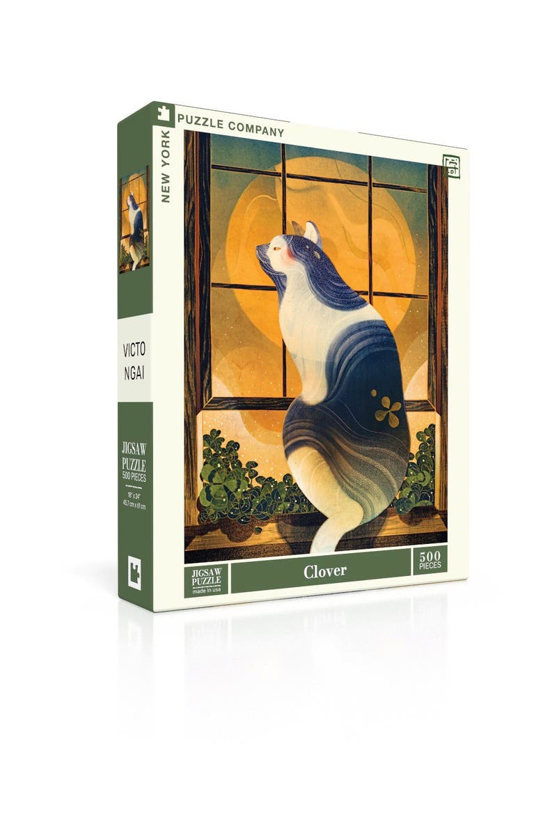 NEW YORK PUZZLE COMPANY Clover 500 Piece Puzzle, Alternate, color, NO COLOR
