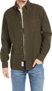 Schott NYC Heather Flannel Long Sleeve Button-Up Shirt