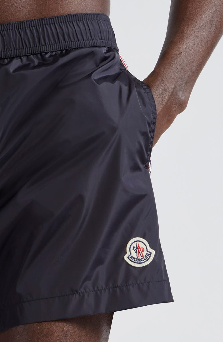 Moncler Nylon Swim Trunks, Alternate, color, 