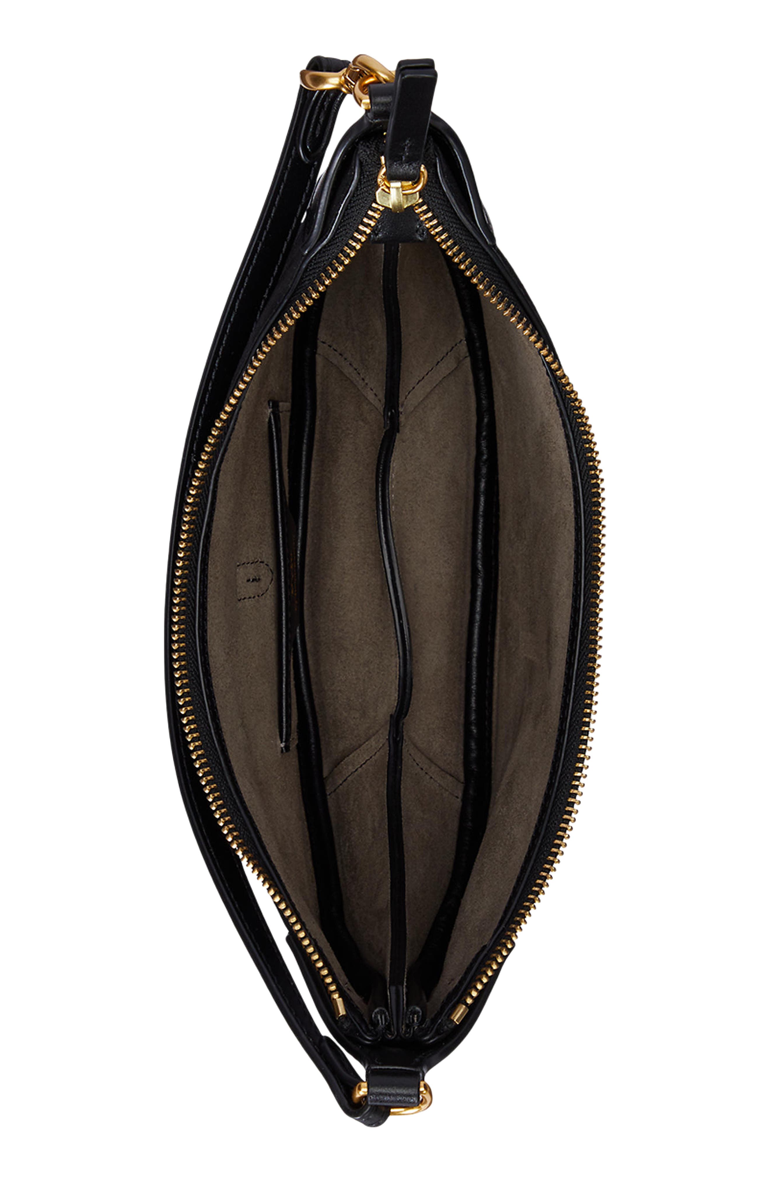 Mini Polo ID Shoulder Bag, Alternate, color, BLACK/ G L