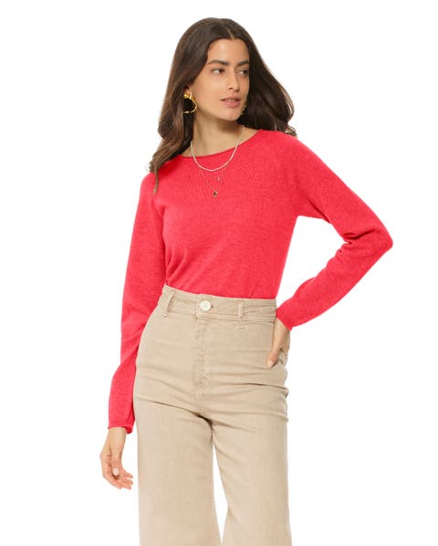 Ultralight Pure Cashmere Raglan Crewneck Sweater