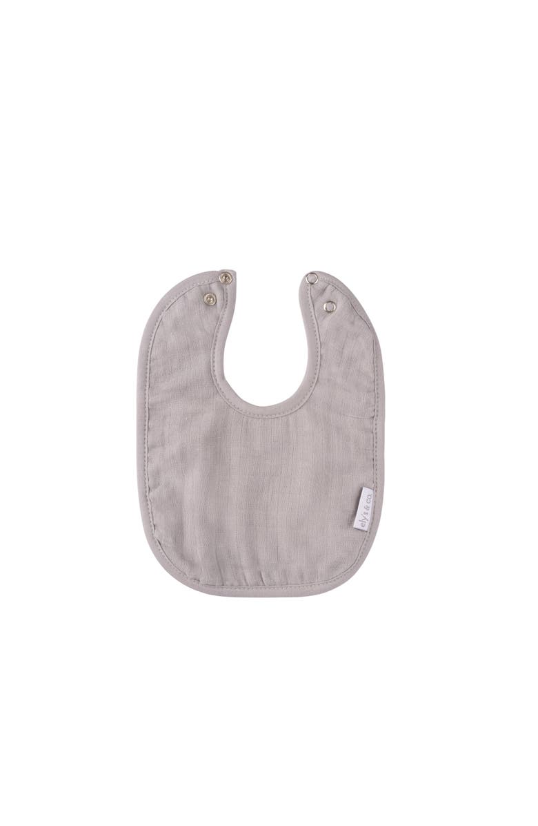 Ely's & Co. Muslin Terry Bib 3 Pack, Alternate, color, Grey Stars