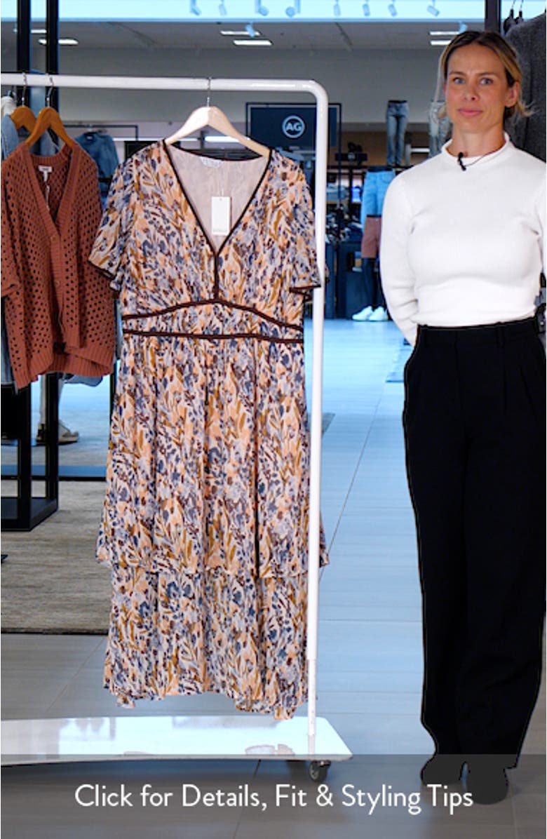 Bellarosa Print Maxi Dress, sales video thumbnail