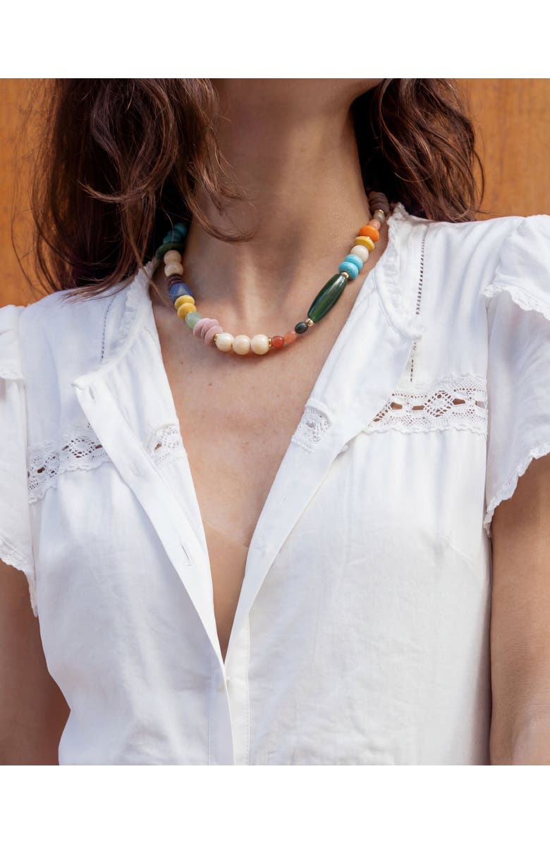 By Lilla Flower Shop Necklace, Alternate, color, Rainbow