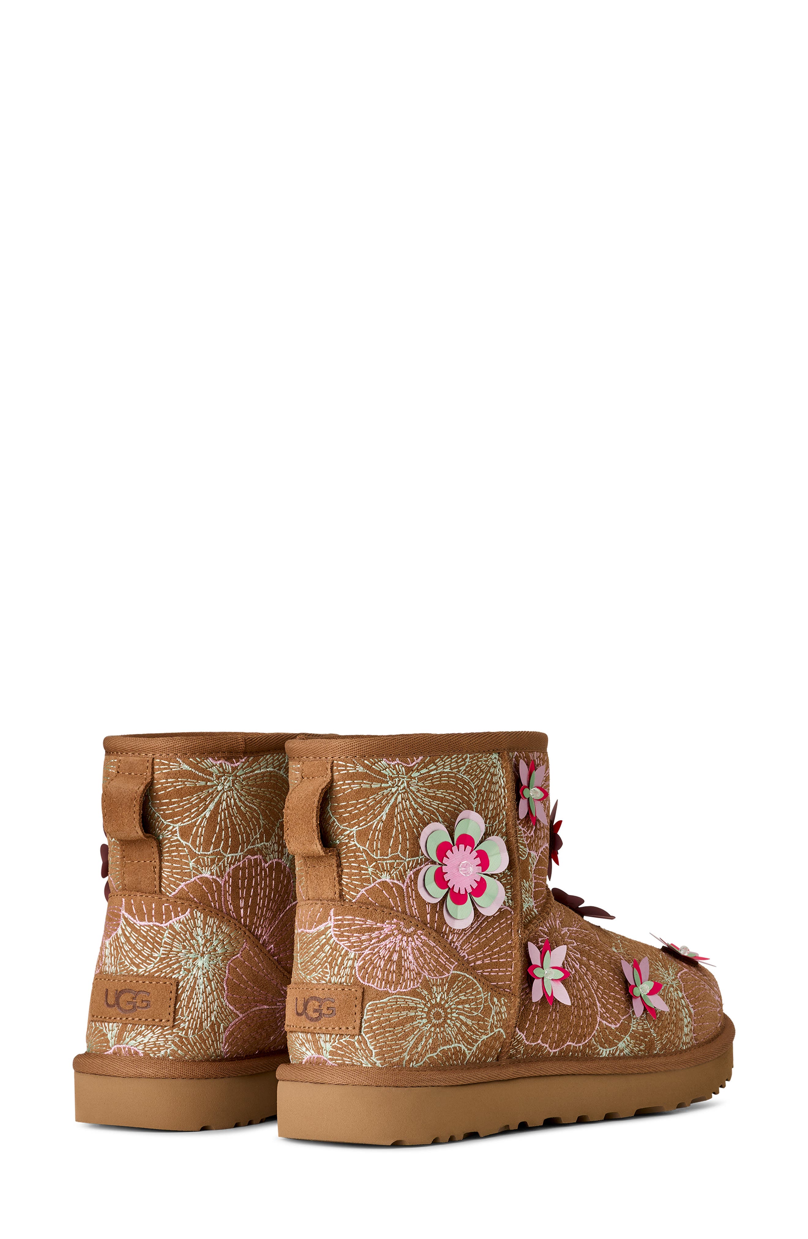 UGG<sup>®</sup> Classic Mini Meadow Boot, Alternate, color, Chestnut