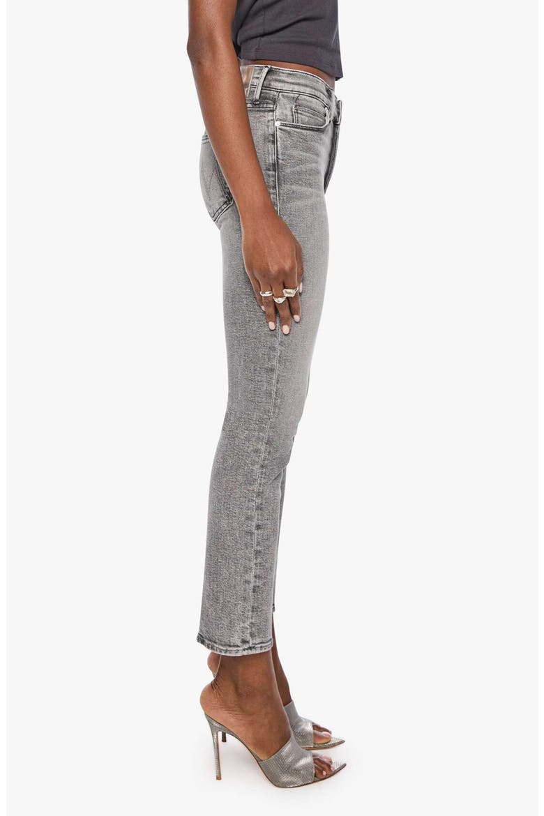 The Dazzler Mid Rise Ankle Slim Straight Leg Jeans, Alternate, color, MASCARA MELTDOWN