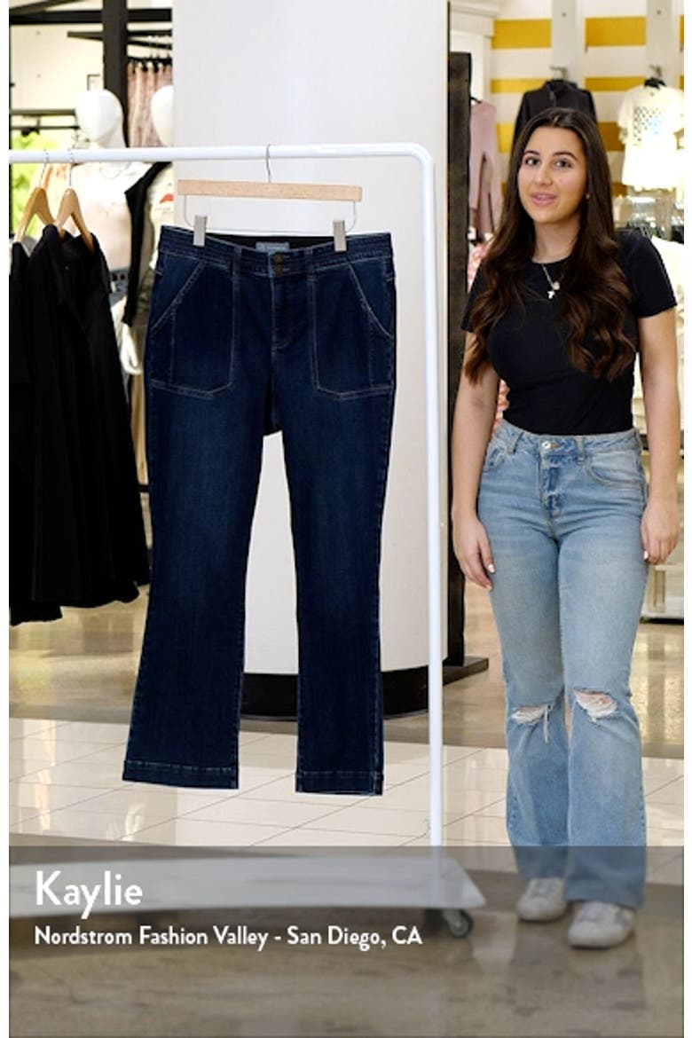'Ab'Solution High Waist Bootcut Jeans video