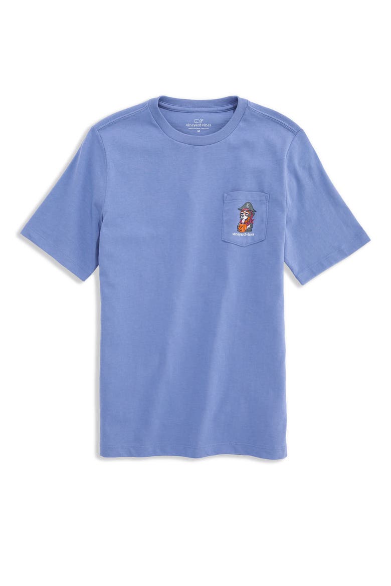 Kids' No Tricks Just Treats Graphic T-Shirt, Main, color, BLUE
