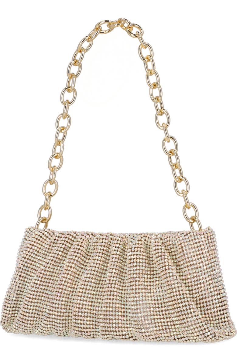 Nixie Crystal Mesh Clutch