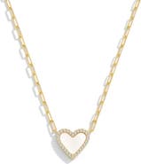 Mint & Lily Dainty Heart Paperclip Necklace