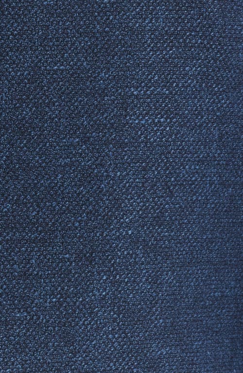 Allsaints Rawdon Slim Fit Stretch Wool & Linen Sport Coat In Navy