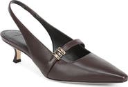 Vince Sonya Kitten Heel Pointed Toe Slingback Sandal