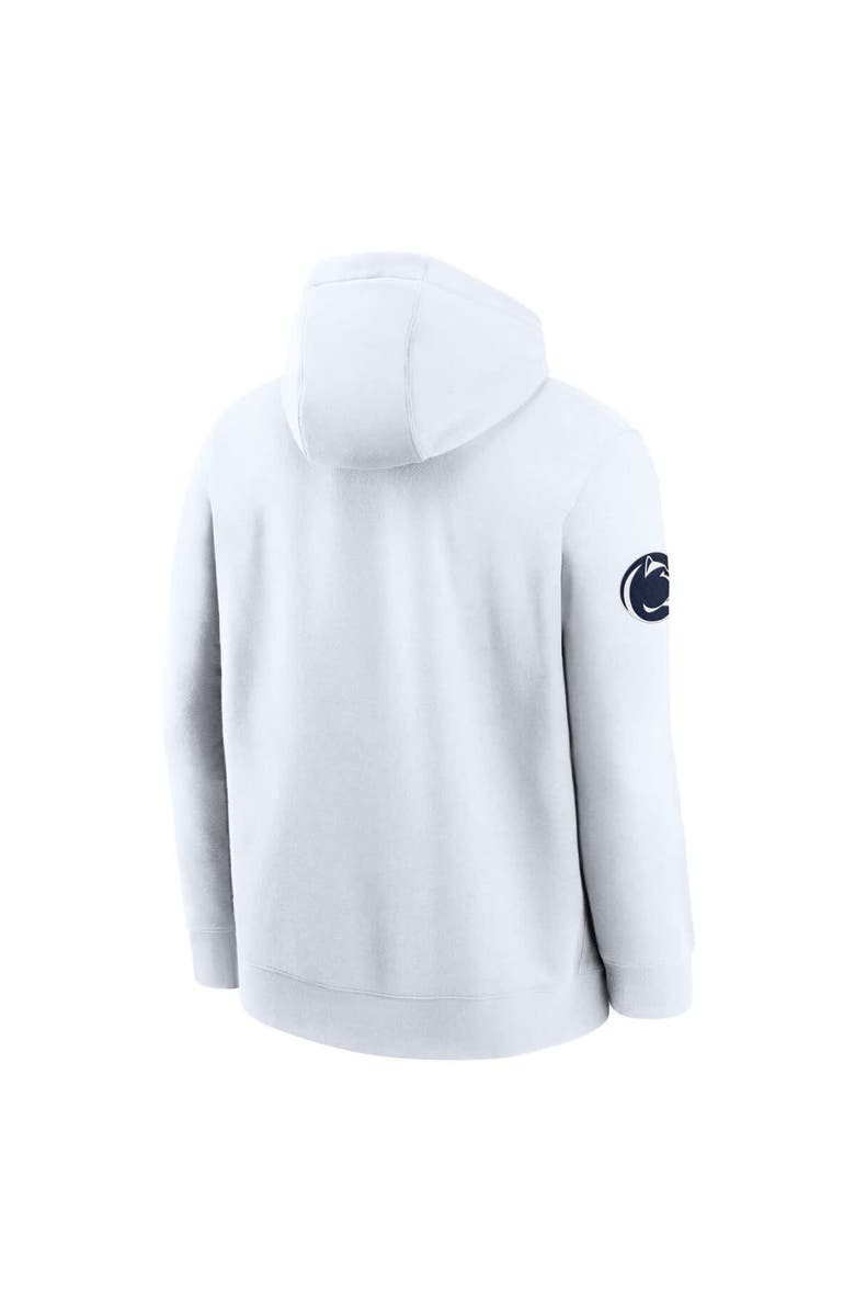 Nike Men's Nike White Penn State Nittany Lions 2025 Sideline Club Fleece Pullover Hoodie, Alternate, color, White