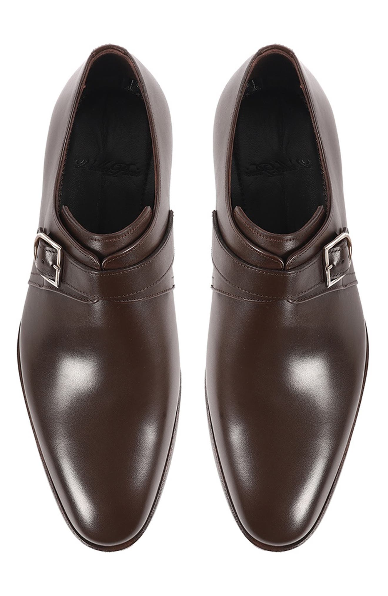 Marion Monk Shoe, Alternate, color, DARK BROWN