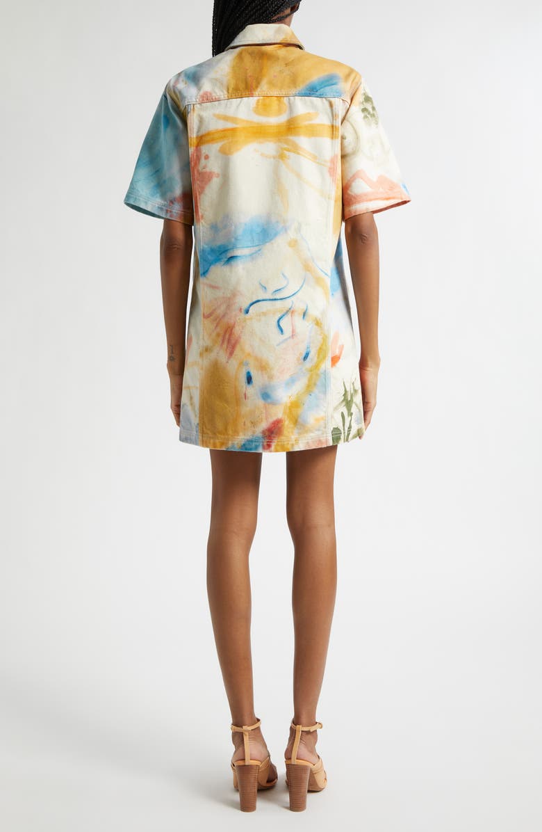Ulla Johnson Painters Shirtdress, Alternate, color, Western Dream