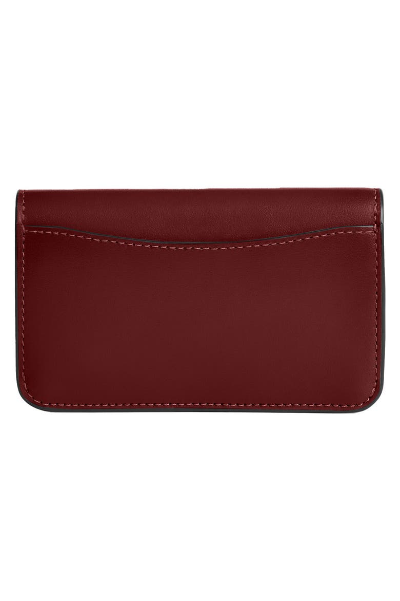 Essential Slim Bifold Leather Card Case, Alternate, color, B4/MAPLE