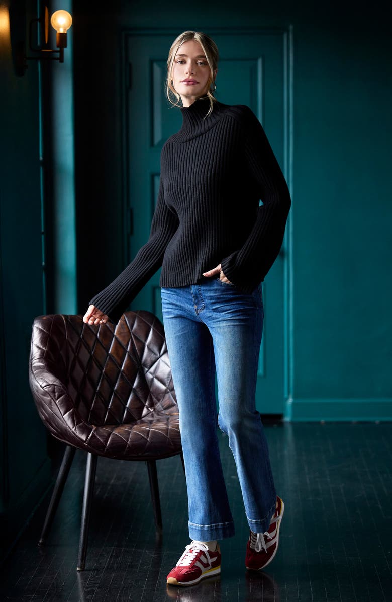 KUT from the Kloth Kelsey Fab Ab High Rise Flare Jeans, Alternate, color, Vibrant