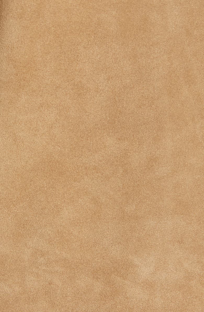 Nili Lotan Carter Fringe Suede Jacket, Alternate, color, 