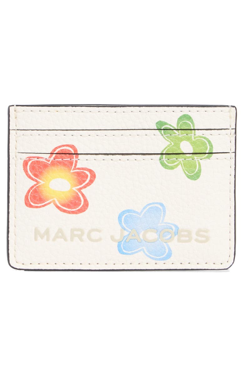 Marc Jacobs Floral Card Case, Alternate, color, 