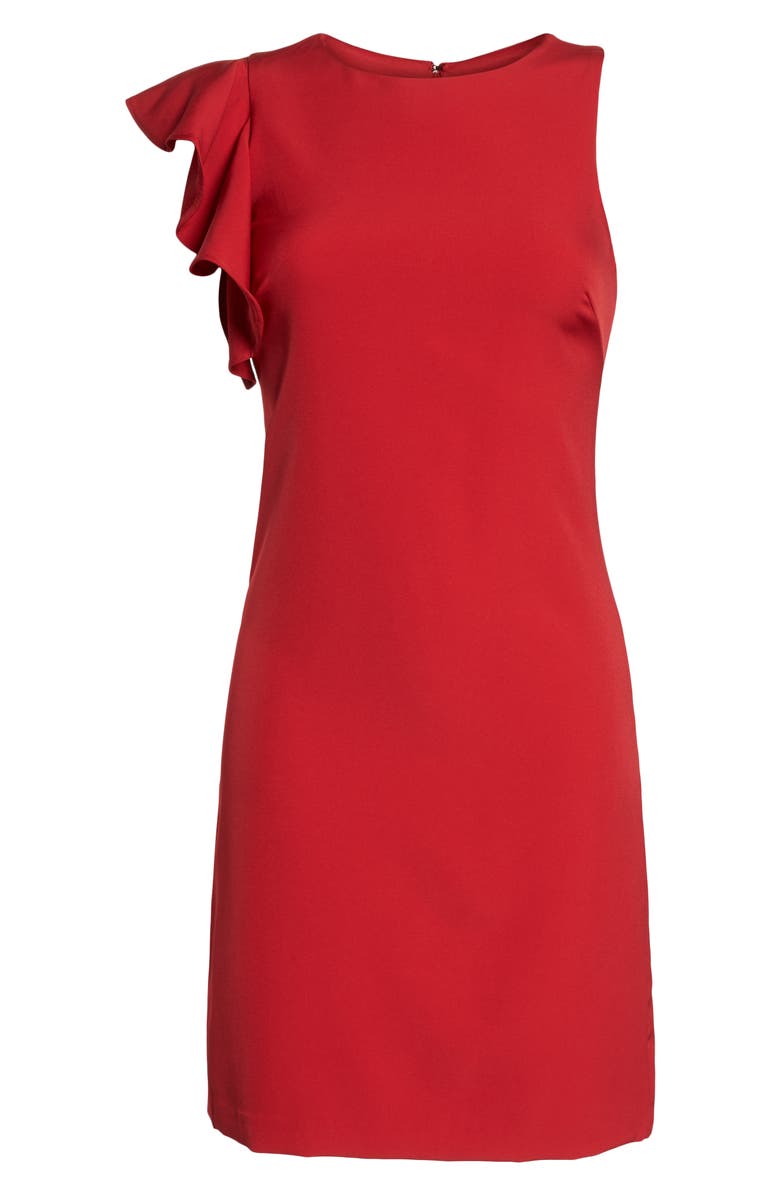 Julia Jordan Sleeveless One-Ruffle Dress, Alternate, color,