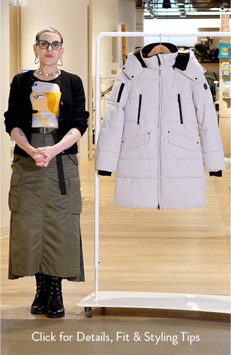Addie Water Resistant Quilted Hooded Parka, sales video thumbnail