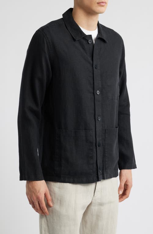 Alex Crane Kite Linen Jacket In Night