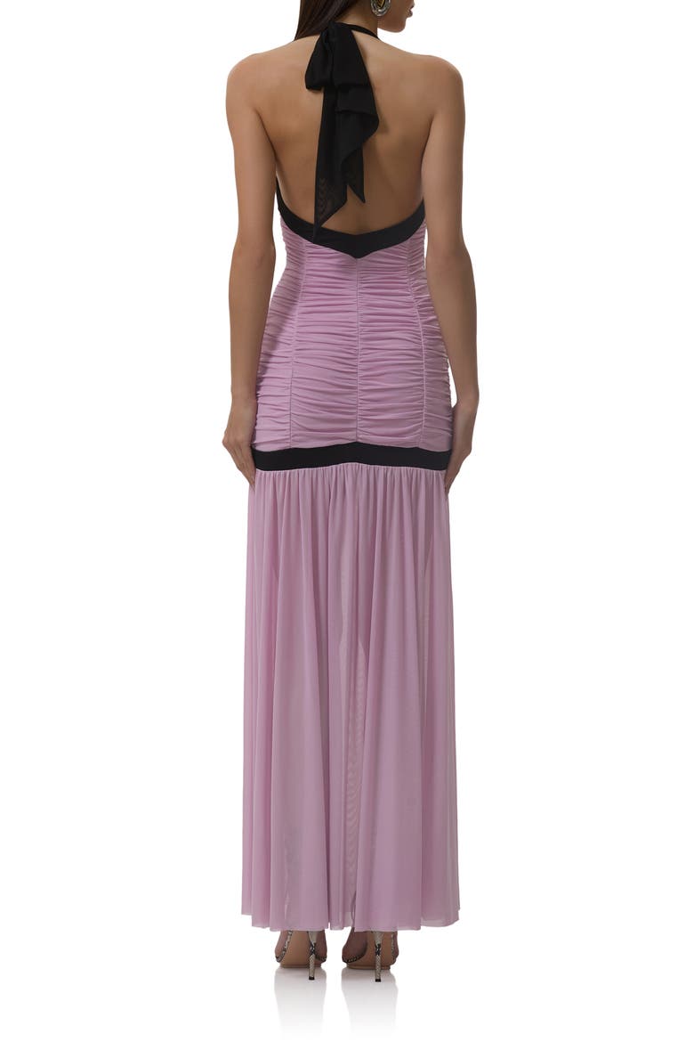 Melissa Shirred Drop Waist Dress, Alternate, color, ORCHID BOUQUET