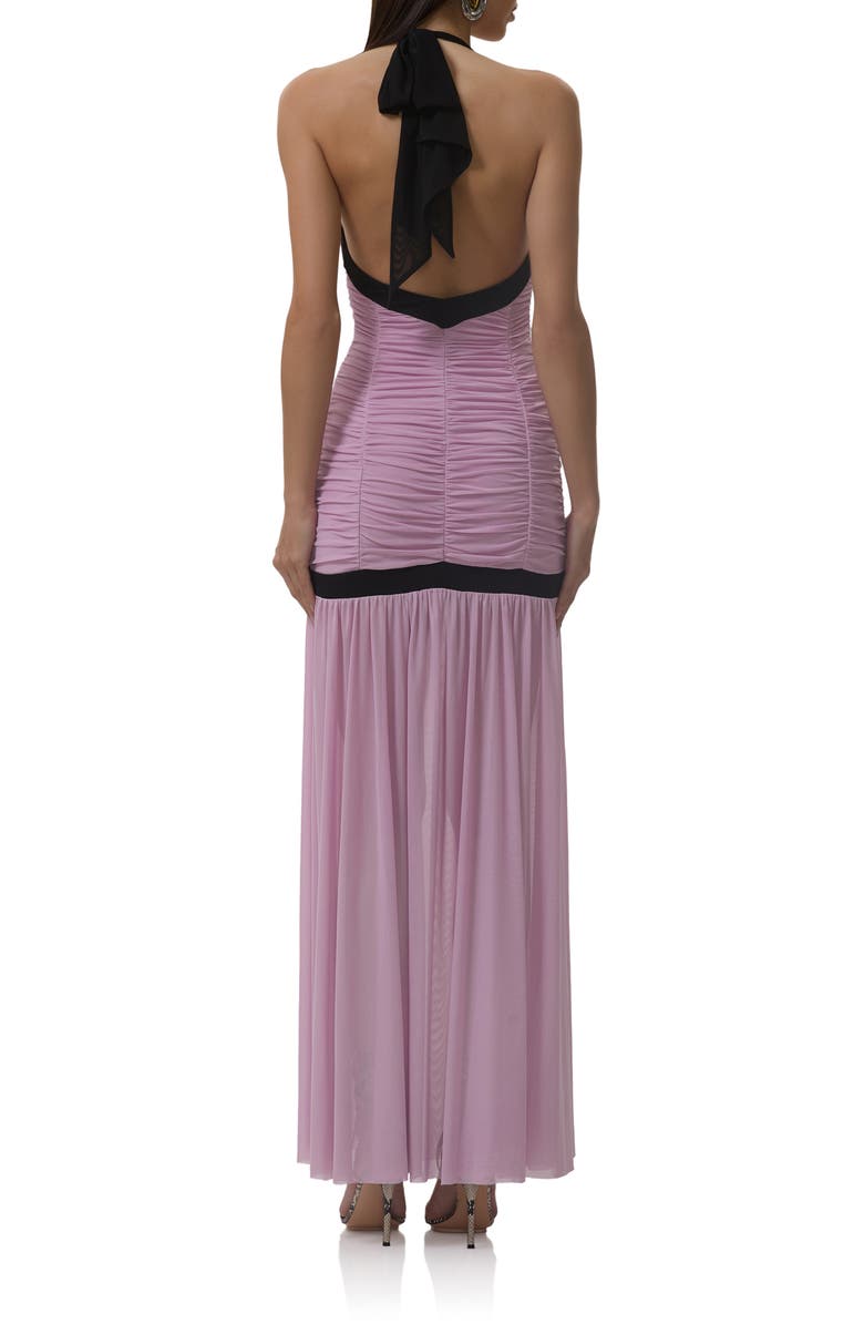 AFRM Melissa Shirred Drop Waist Dress, Alternate, color, Orchid Bouquet