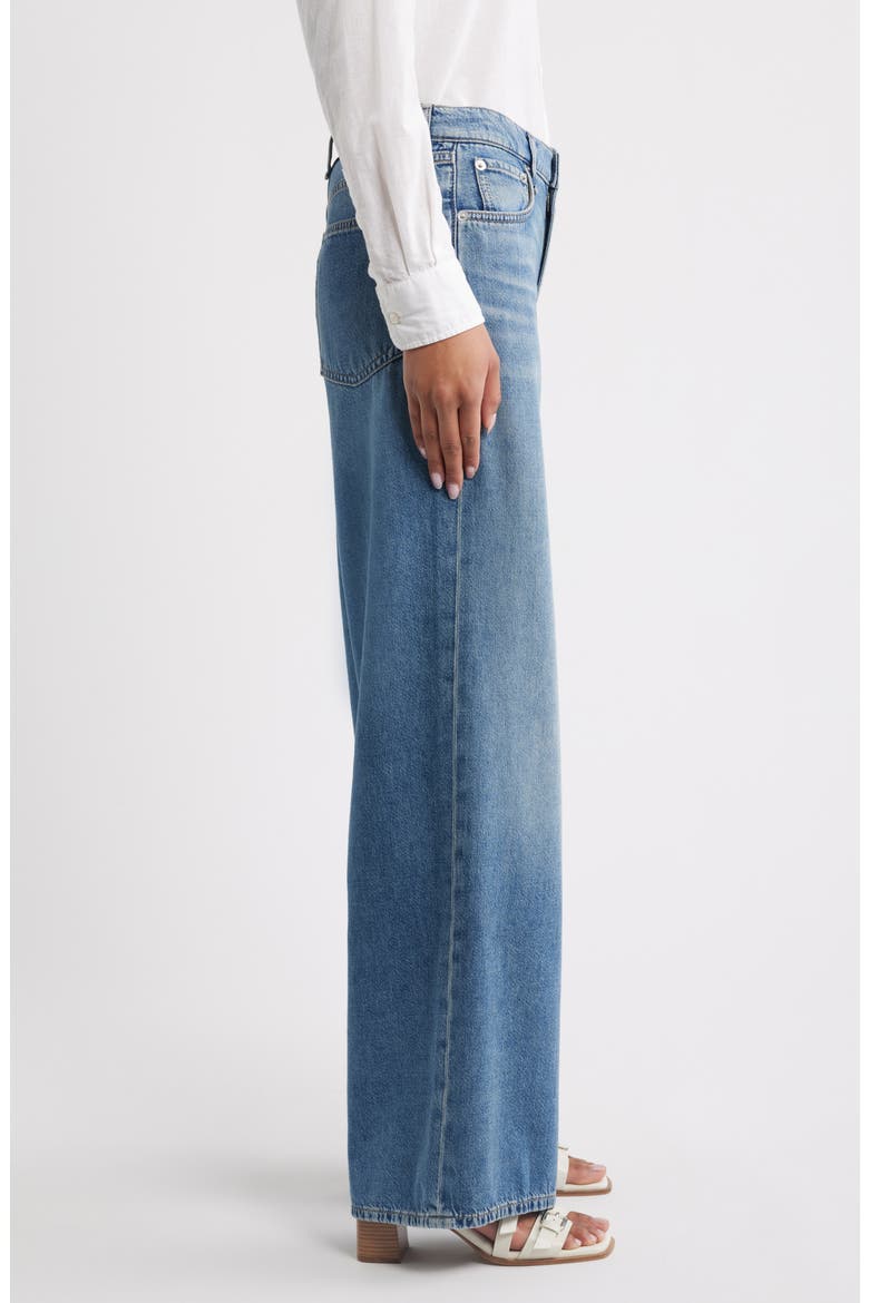 Flexi Andi High Waist Wide Leg Jeans, Alternate, color, TONI