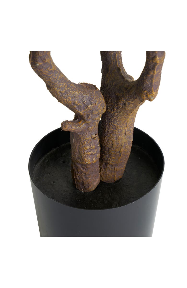 GINGER BIRCH STUDIO Green Faux Foliage Artificial Potted Plant, Alternate, color, Green