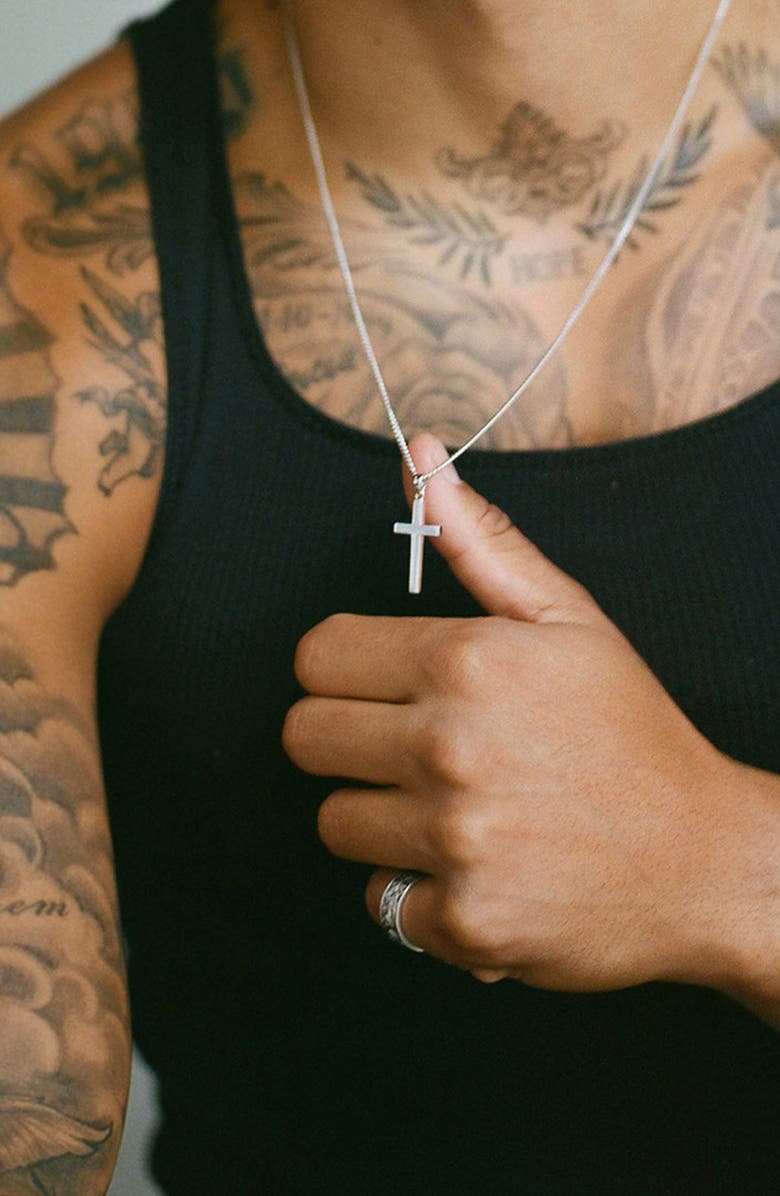 Serge DeNimes Cross Pendant Necklace, Alternate, color, 