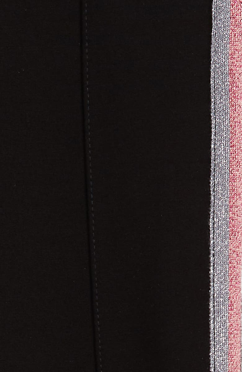 Habitual Ainsley Stripe Ponte Pants, Alternate, color, 