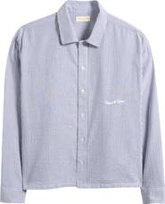 Museum of Peace & Quiet Wordmark Button-Up Shirt