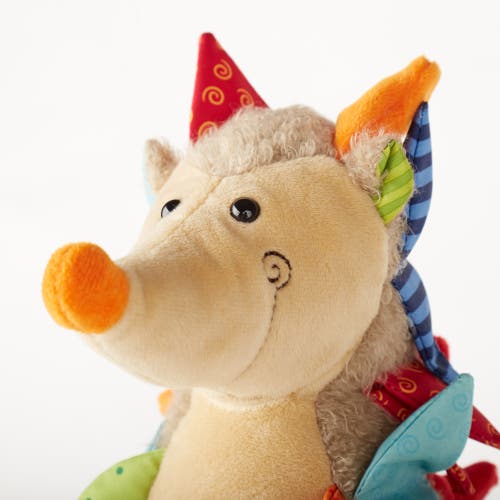 Sigikid Patchwork Hedgehog Plush Toy In Multicolored